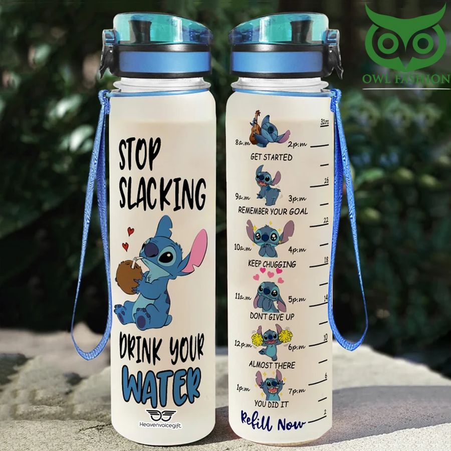 Stop Slacking Drink Your Water Water Tracker Bottle 