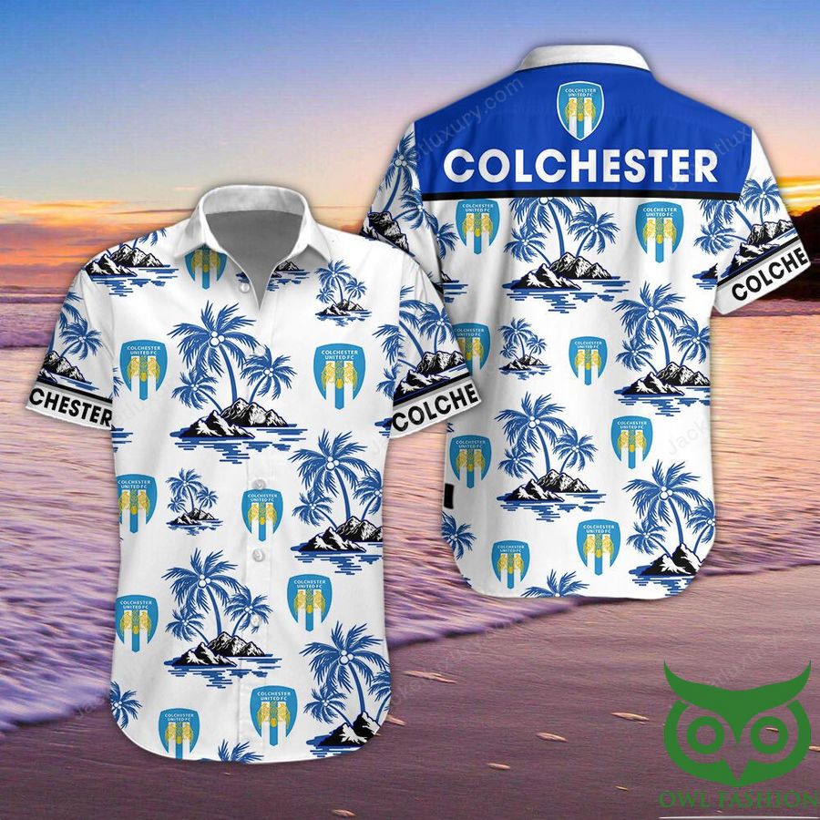 Colchester United Button Up Shirt Hawaiian Shirt