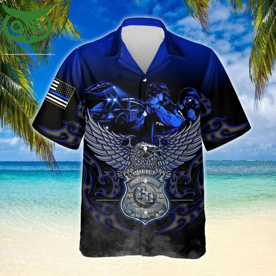 Police Law Enforcement To Serve And Protect Hawaiian Shirt