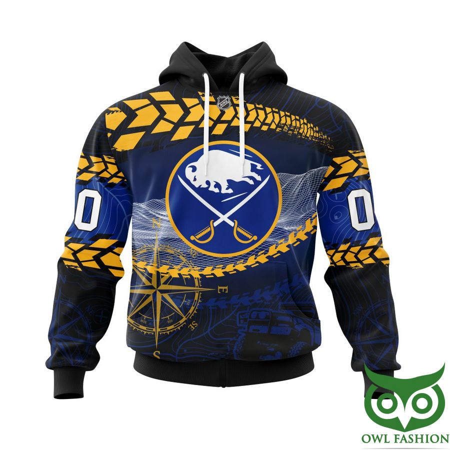 Custom Name Number Buffalo Sabres NHL Off Road Style 3D Shirt