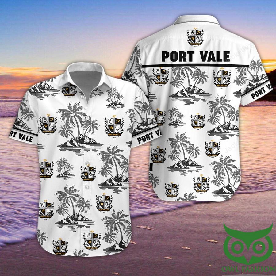Port Vale Button Up Shirt Hawaiian Shirt