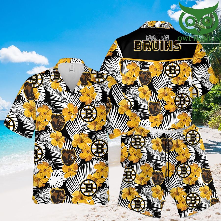 Boston Bruins Hawaiian Fast Food Fans summer Shirts Shorts