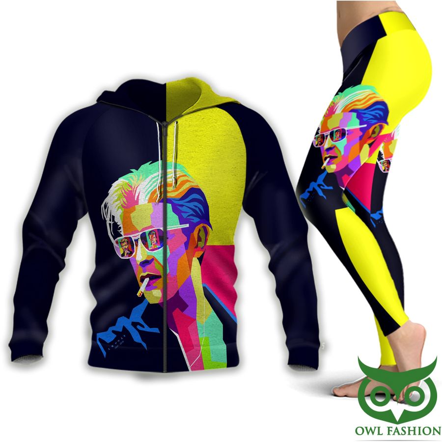21 The Chameleon of Rock David Bowie Artist Hoodie and Leggings