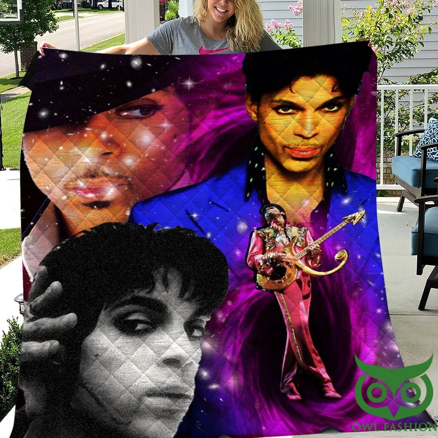 76 The Artist Prince Different Stages Performances Quilt Blanket