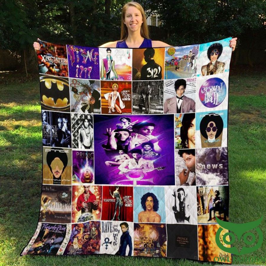 The Artist Prince All Album Through Years Quilt Blanket