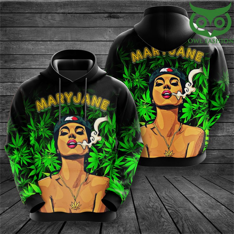 Marry Jane x Weed 3D Hoodie