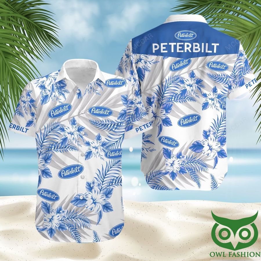 Peterbilt Floral Hawaiian Shirt