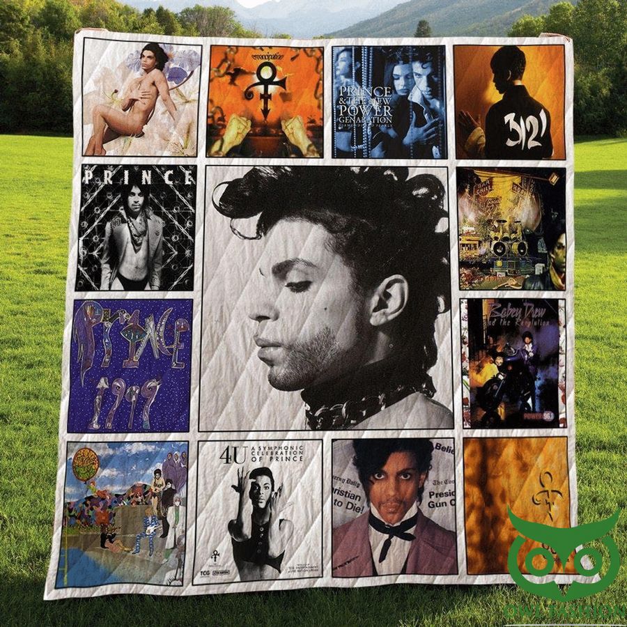 The Artist Prince Cover of Famous Albums Quilt Blanket