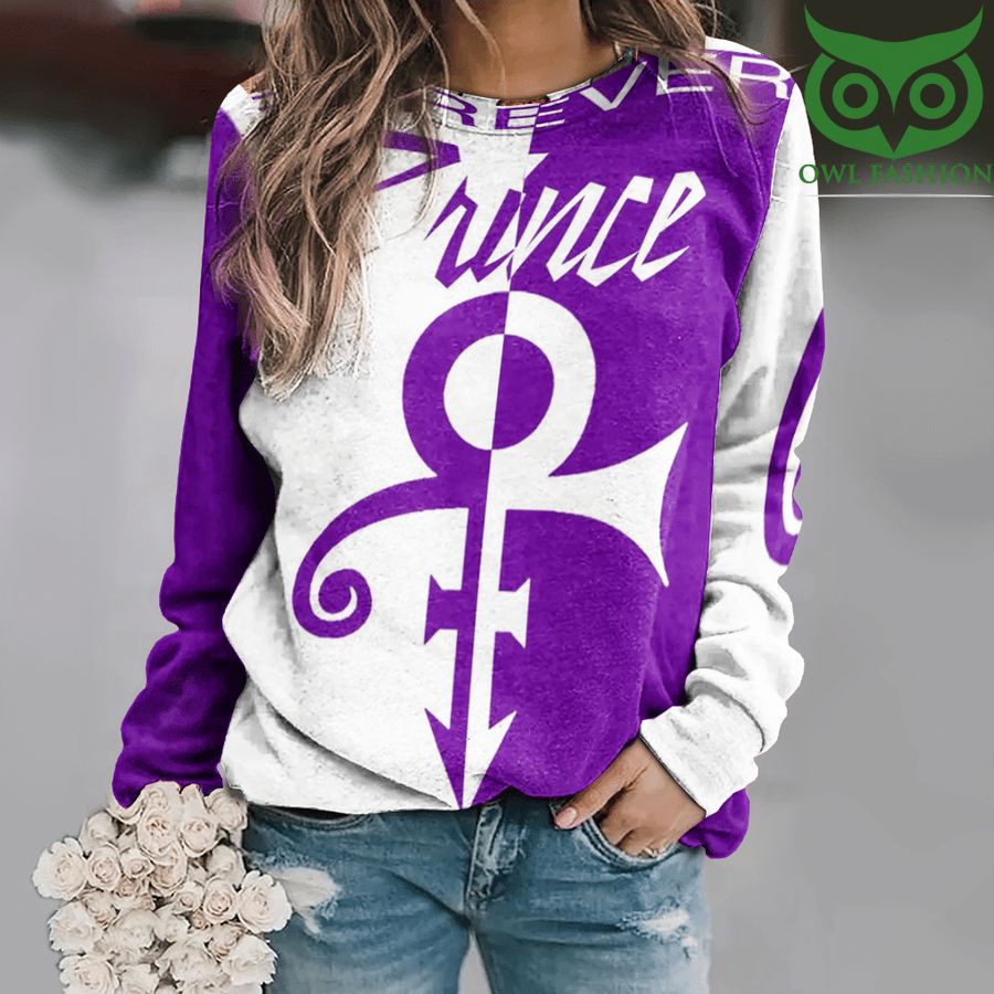 The Artist PRINCE logo Unisex All Over Print Cotton Sweatshirt 