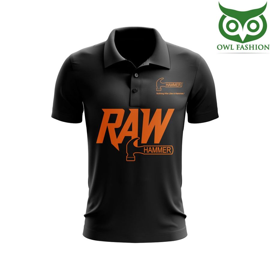 Hammer Raw Bowling Polo Jersey 3D Shirt
