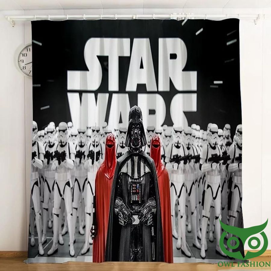 Star Wars Darth Vader Group 3D Printed Window Curtain