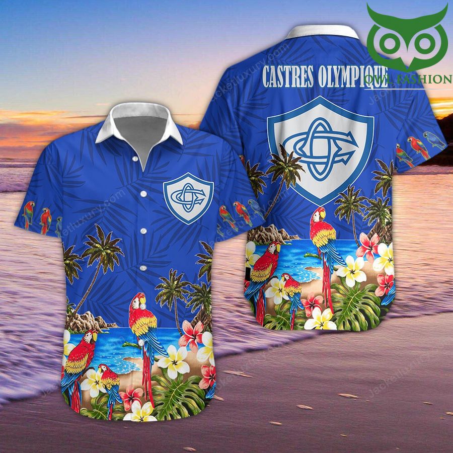 Castres Olympique Hawaiian Shirt Hawaiian Shirt summer outfit