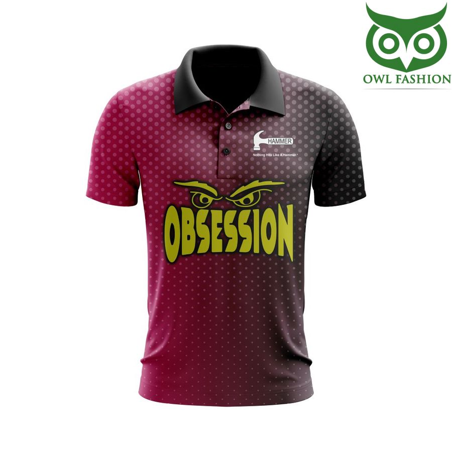 Hammer Obsession Bowling POLO Jersey 3D Shirt