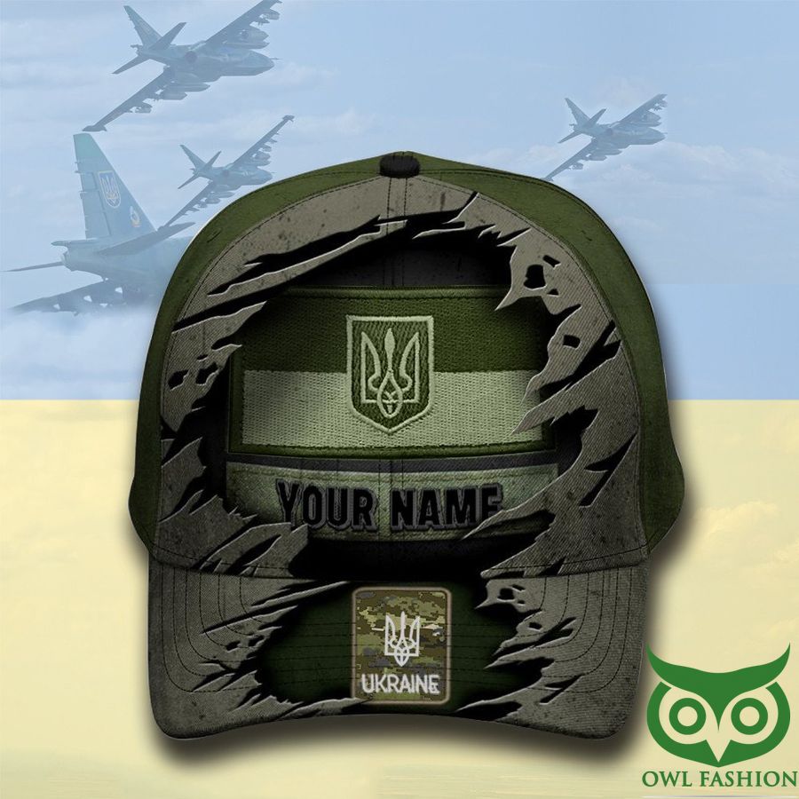 33 Personalized Name Stand With Ukraine Classic Cap Trident Ukraine Merch Mens