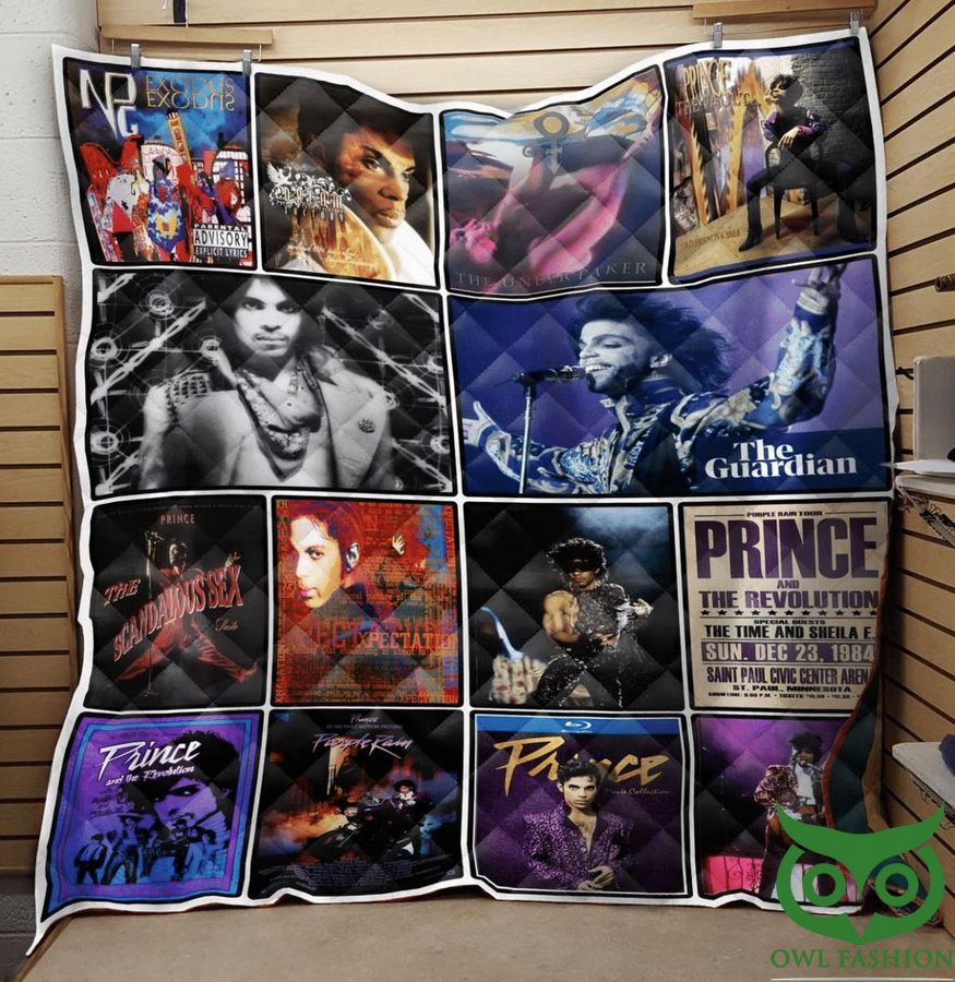 The Artist Prince Multiple Stages Picture Quilt Blanket