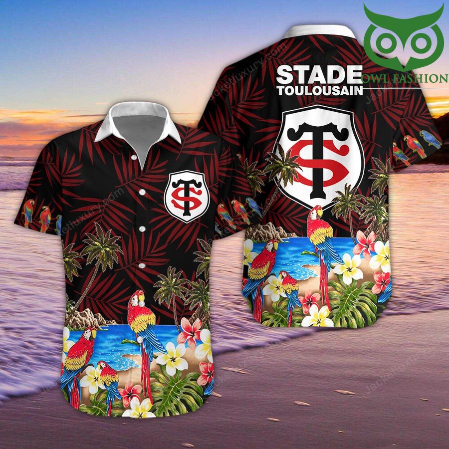 70 Stade Toulousain Hawaiian Shirt Hawaiian Shirtsummer button up