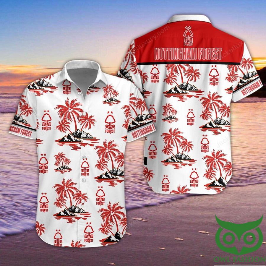 Nottingham Forest F.C Button Up Shirt Hawaiian Shirt