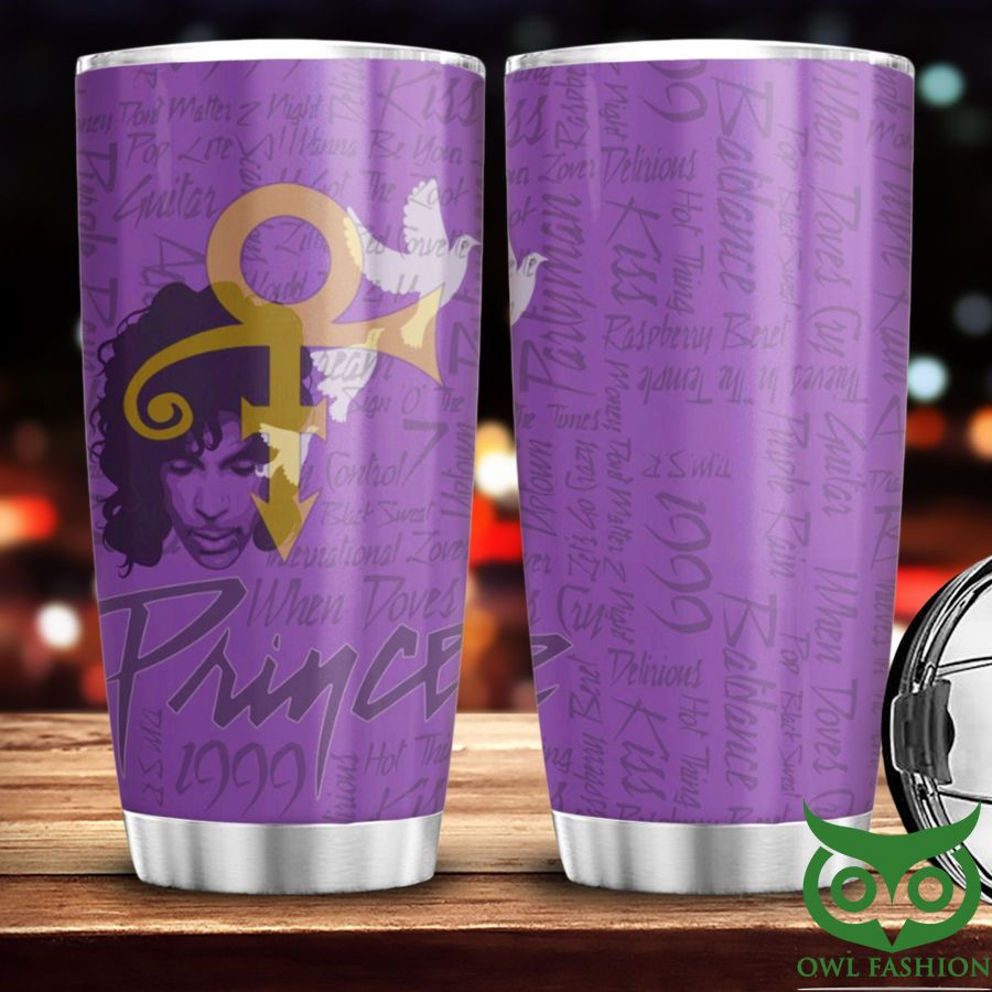 The Artist Prince Logo Purple Song Names Tumbler