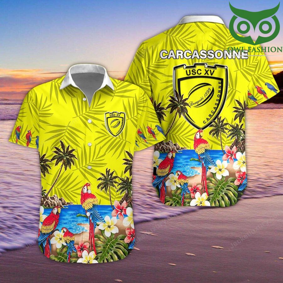 US Carcassonne Hawaiian Shirt Hawaiian Shirt summer button up