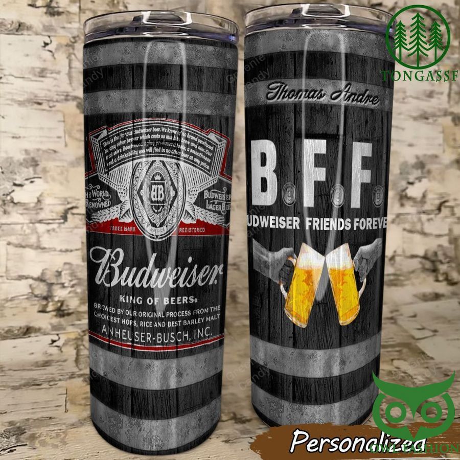 56 Beer Budweiser BFF Skinny Tumbler
