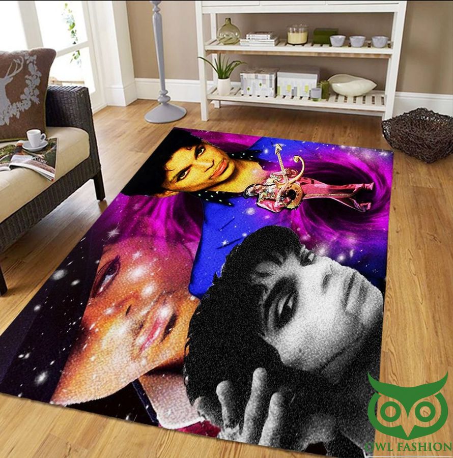 87 The Artist Prince Different Stages Performances Rug