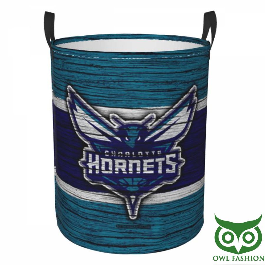 Charlotte Hornets Circular Hamper Dark Light Laundry Basket