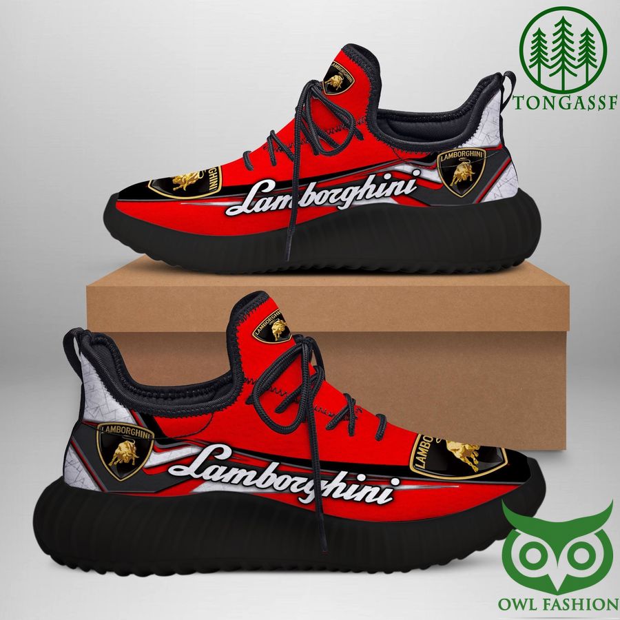 Lamborghini full Red with logo Reze Running shoes