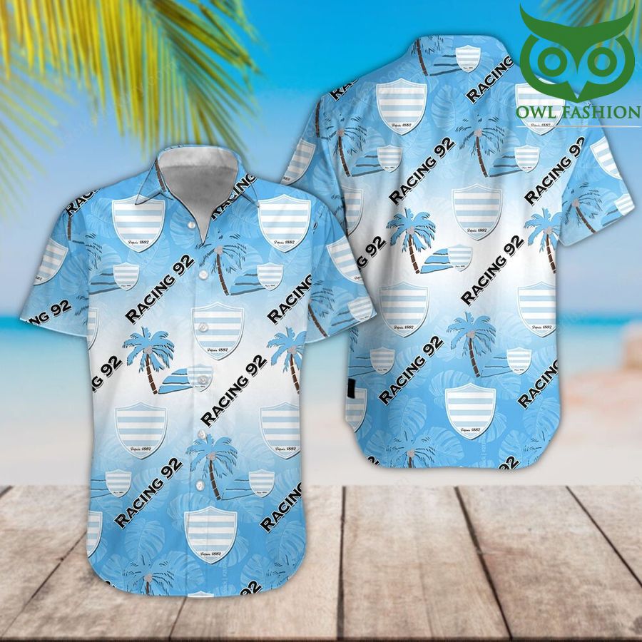 Racing 92 Hawaiian Shirt summer button up