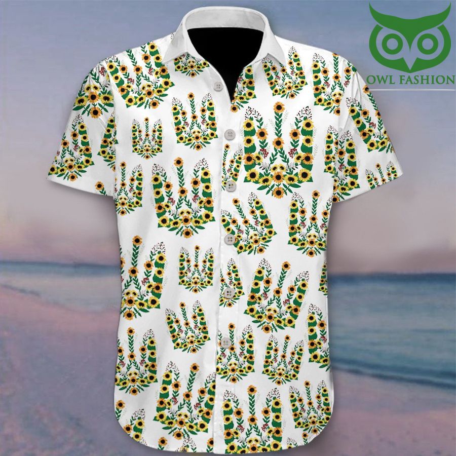 Trident Ukraine Symbol Hawaii Shirt Ukrainian Ukraine Support Vacation Clothes Gift