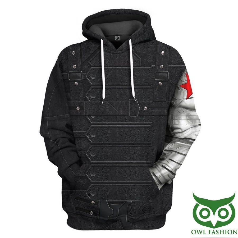 3D Bucky Barnes Winter Soldier Custom 3D Shirt