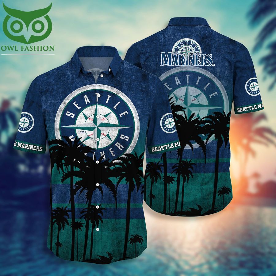 MLB Seattle Mariners New Design T-shirt Hawaiian Shirt and Shorts