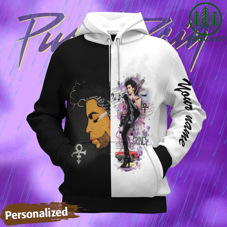 75 Personalized The Artist Prince brand singing 3d Hoodie
