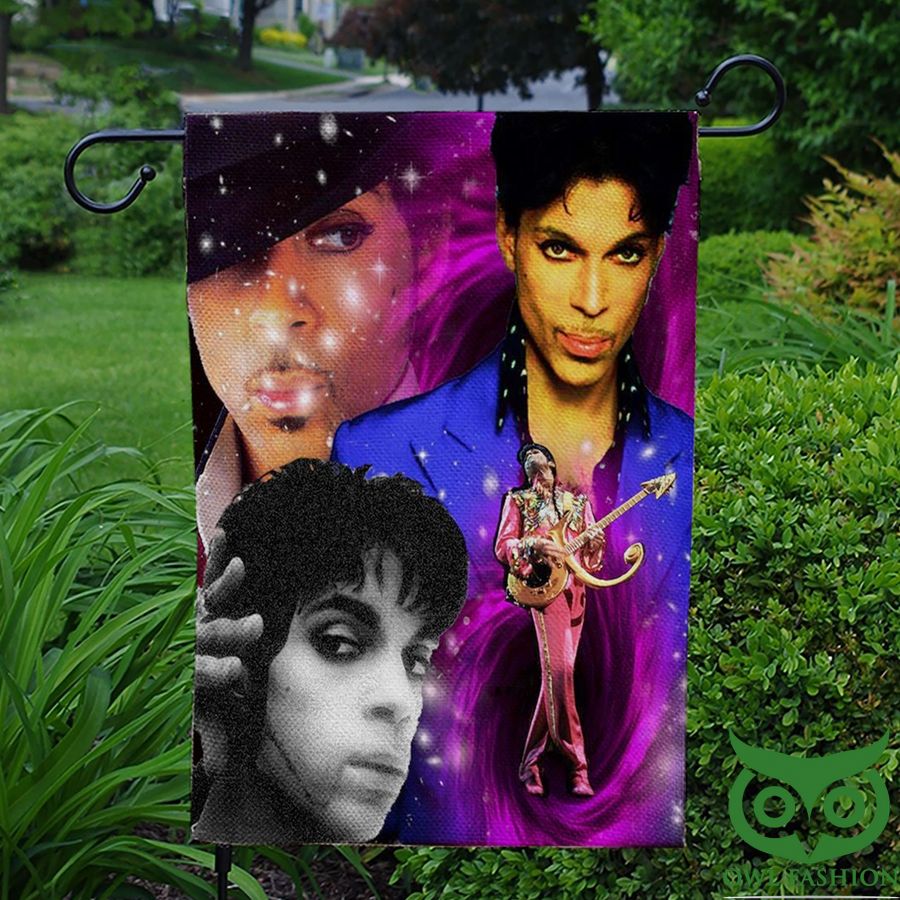 The Artist Prince Different Stages Performances Flag