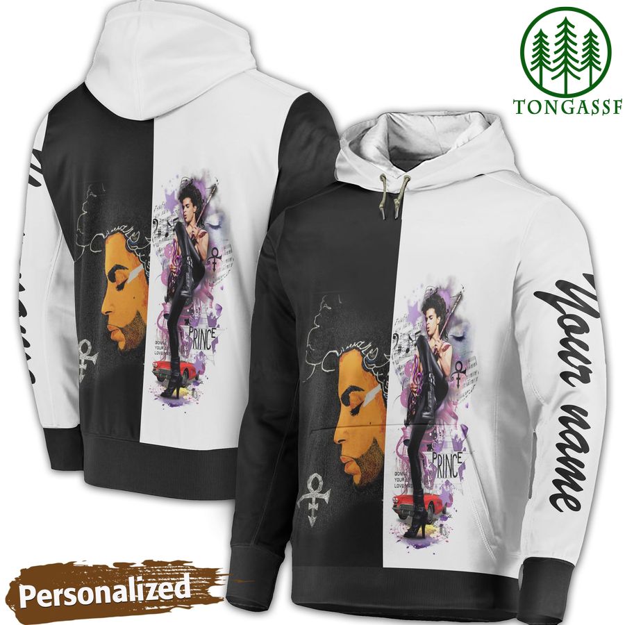 76 Personalized The Artist Prince brand singing 3d Hoodie