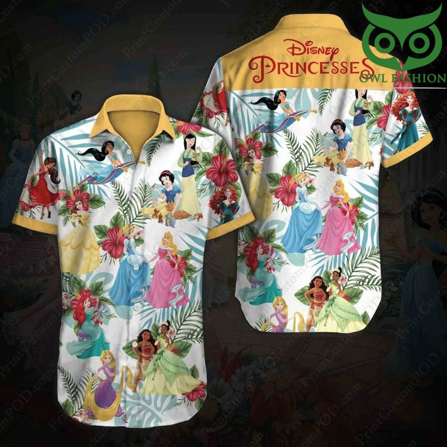Disney Princess Tropical Hawaiian Shirt