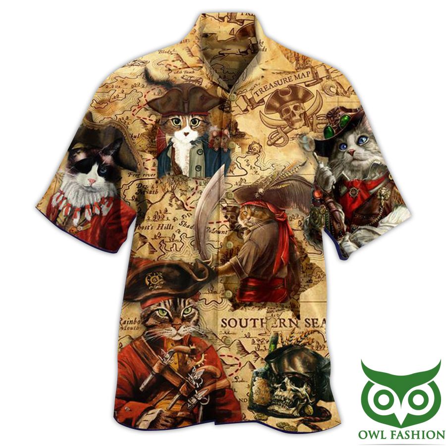14 Cat Pirates Cool Limited Edition Hawaiian Shirt
