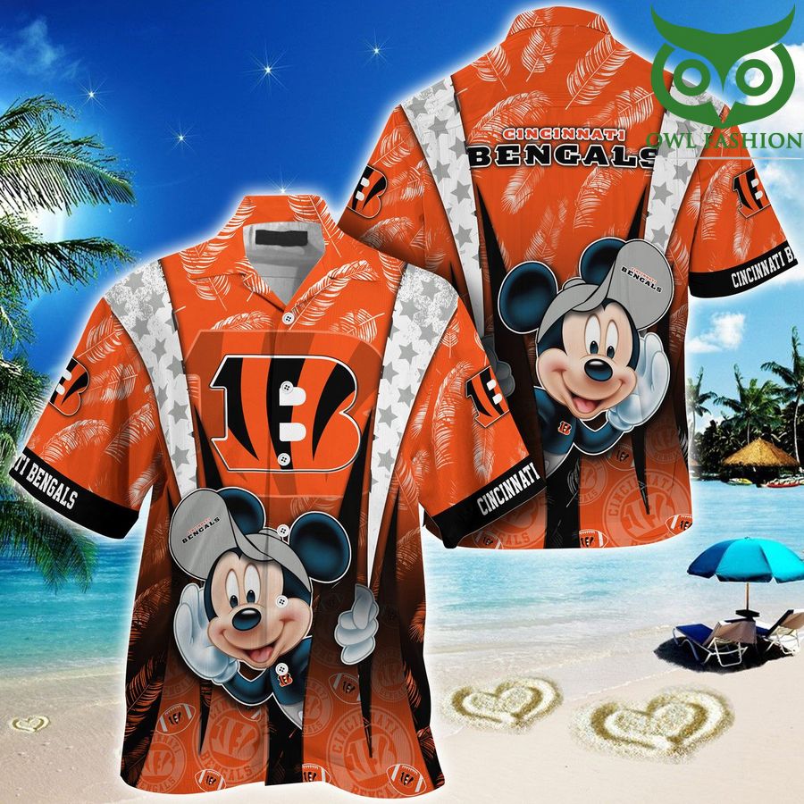 93 Cincinnati Bengals Mickey Hawaiian Shirt