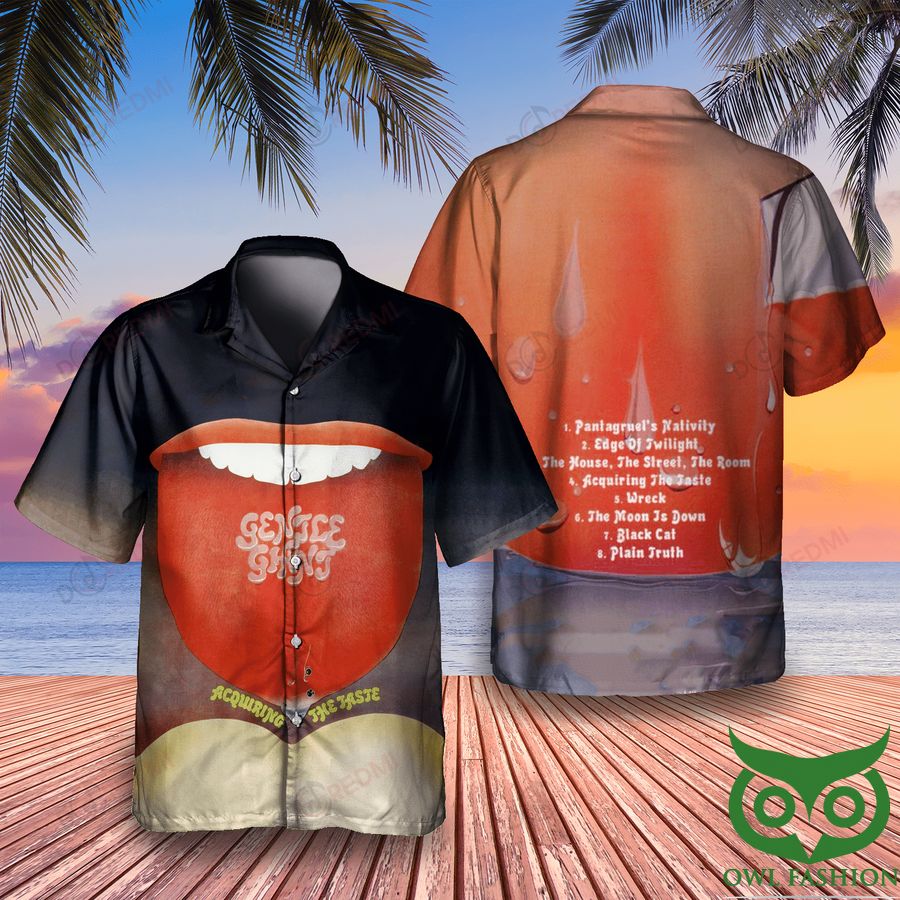 Gentle Giant Acquiring the Taste rock hawaiian shirt