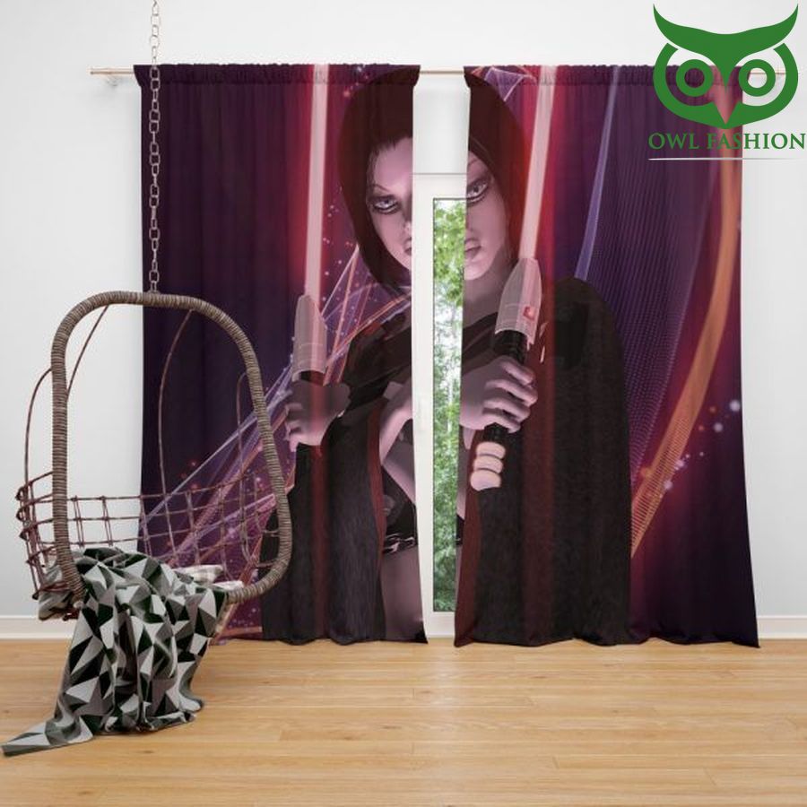 Star Wars Movie Star Wars Window shower curtain set waterproof room decoration