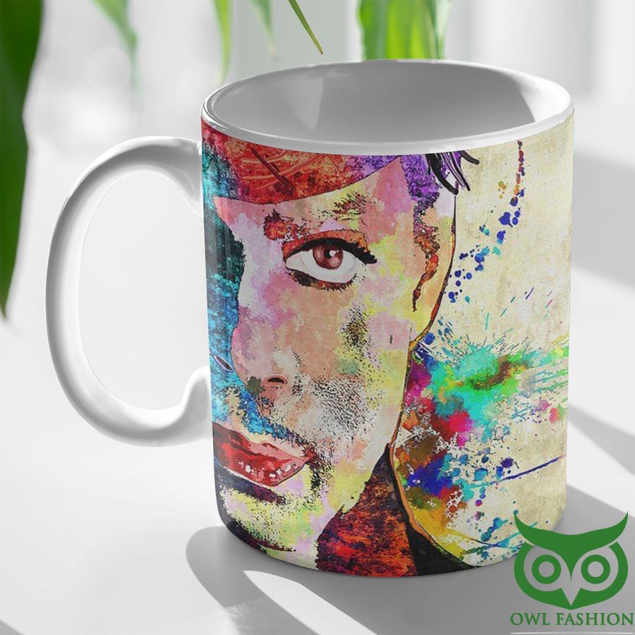 The Artist Prince Half Face Artistic Beige Mug