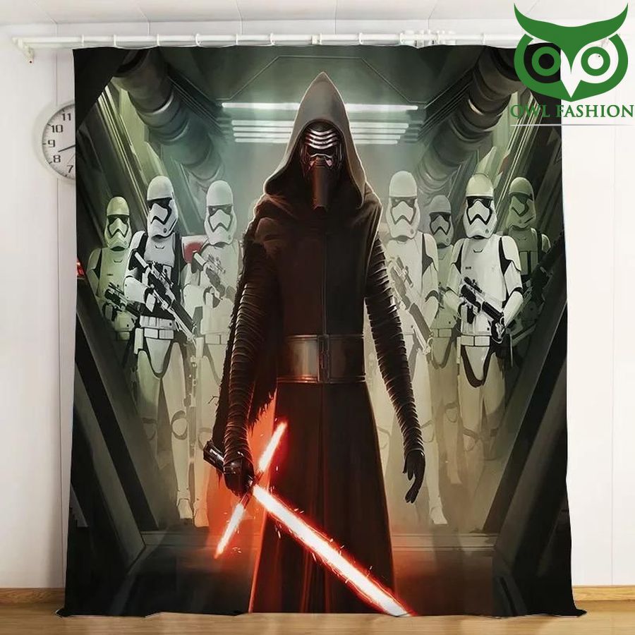 Gift For Fans Star Wars Darth Vader Window shower curtain set waterproof room decoration