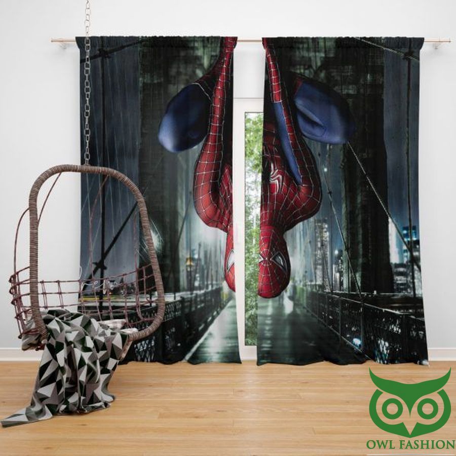 9 Spider Man 3 Movie Spider Sense Window Curtain