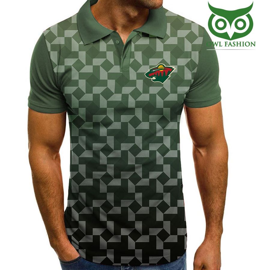 246 NHL Minnesota Wild Specialized Polo With Multi Color
