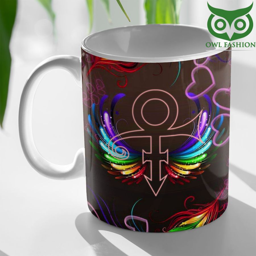 8 The Artist Prince rainbow wings mug