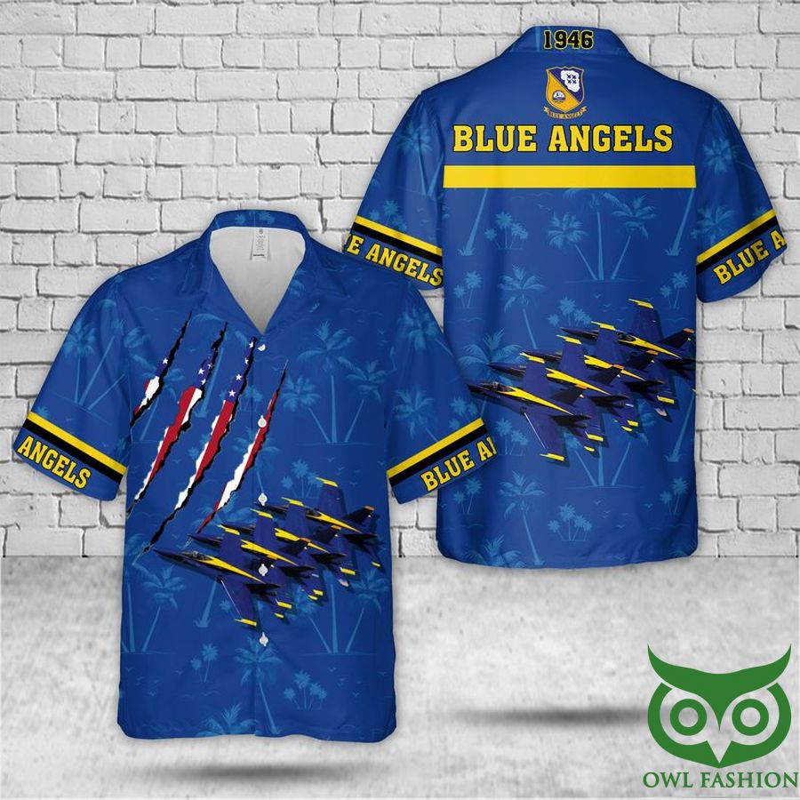 26 US Navy Blue Angels Hawaiian Shirt