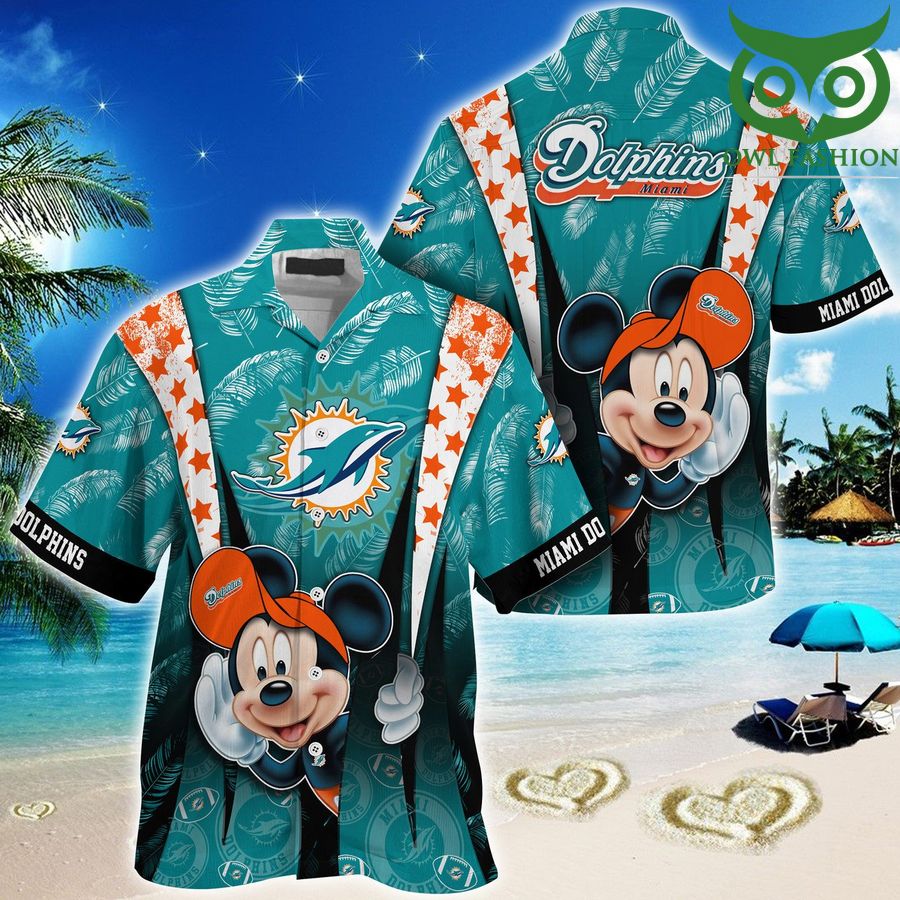 165 Miami Dolphins Mickey Hawaiian Shirt