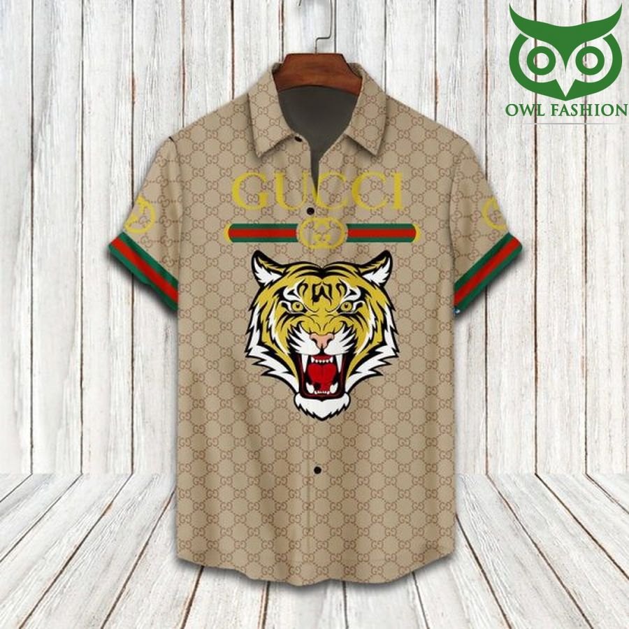 45 Limited Edition Gucci Tiger Hawaiian Shirt Shorts
