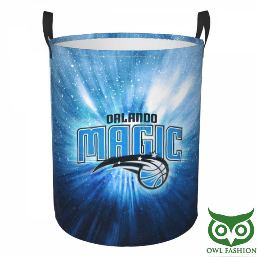 35 NBA Orlando Magic Circular Hamper Galaxy Blue Laundry Basket