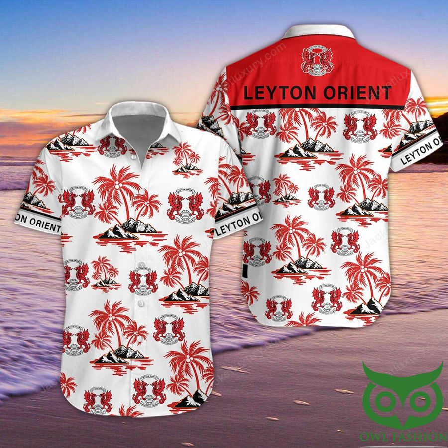 18 Leyton Orient Button Up Shirt Hawaiian Shirt