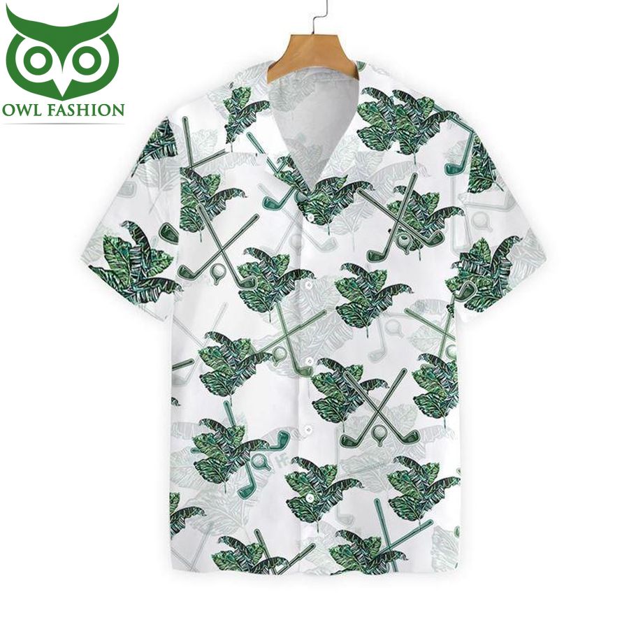 156 Tropical Golf 3D Hawaiian Shirt